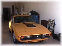 Tom's Saab Sonnett in the RV garage