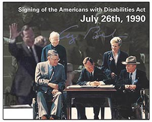 George H.W. Bush Signing ADA on July 26, 1990