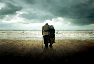 Old Couple at the Beach.