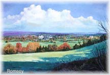 A peaceful scene of the British countryside - painting